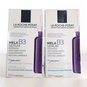 2 Pack La Roche-Posay Mela B3 Serum Dark Spot Corrector 30ml/1fl.oz. New In Box